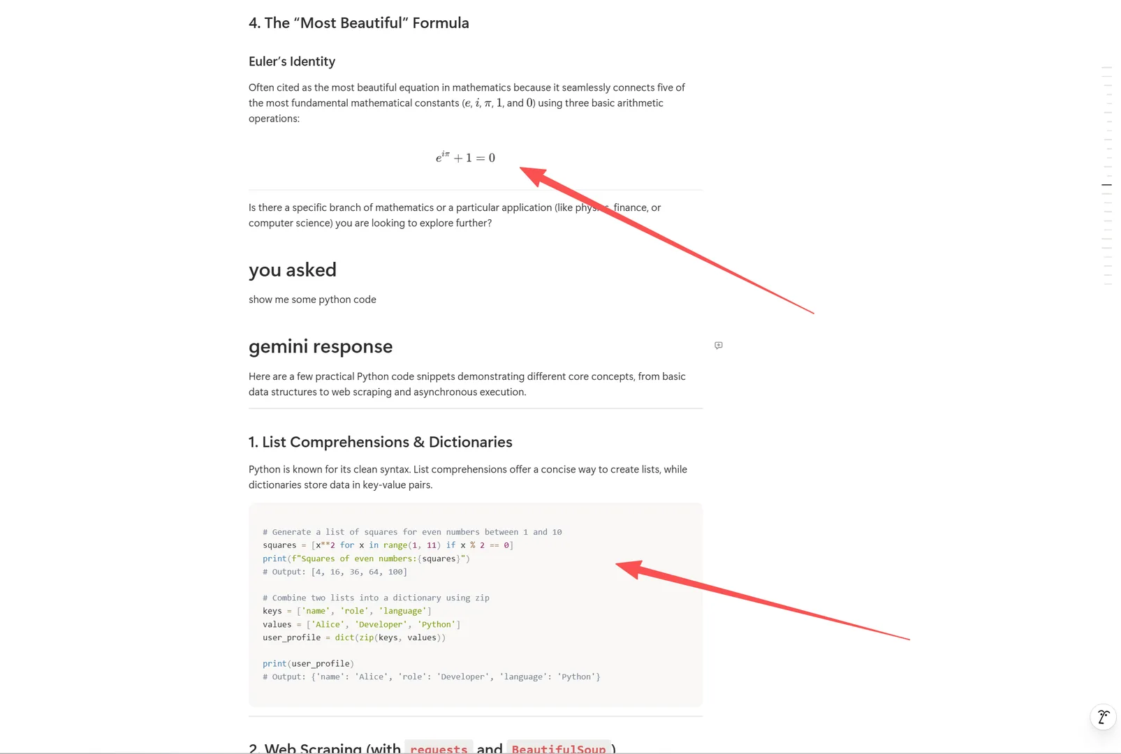 A synced Notion page with headings, code blocks, and properties