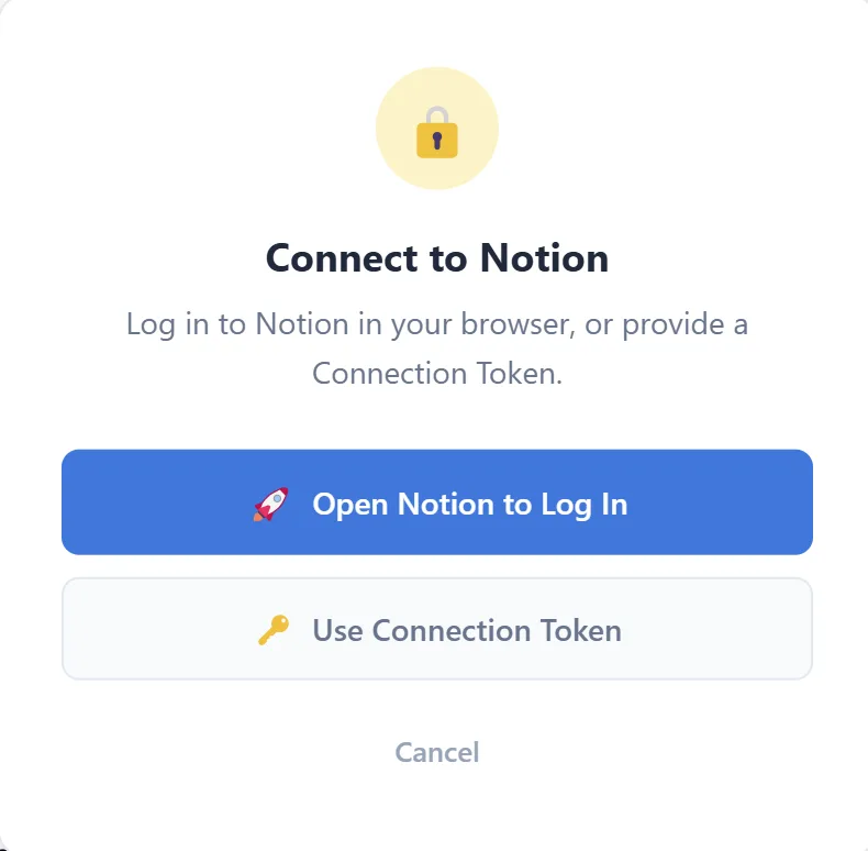 Connecting your Notion workspace to XWX