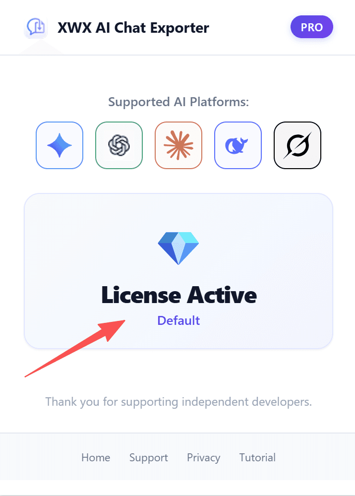 Pro activated successfully