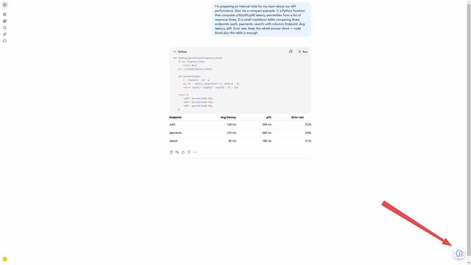 Screenshot 1: A ChatGPT conversation open in the browser with the XWX Exporter floating button in the corner